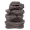 Nature Spring Nature Spring 3-Tier Outdoor Rock Water Fountain 168115WMY - alternate 2